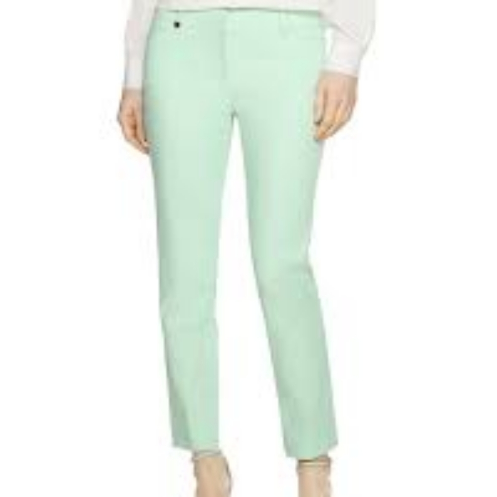 White House Black Market Divine Green Perfect Form Slim Ankle, Size 8R
